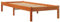 QJBSAVVA Daybed Schlafzimmer Komplett Palettenbett Gartenbett - Massivholzbett Wachsbraun 100x200 cm Kiefer für Gästezimmer Loft Schlafzimmer Außenbereich