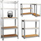 Garage Shelving Units,5 Tier Shelving Unit Garage Shelves Storage Shelf Heavy Duty Shed Storage Racking Shelf Metal Boltless for Warehouse Workshop Office (Silver, 70X30X150)
