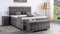 Boxspringbett Lanz 240x220, DS-Dunkel Grau, 7-Zohnen Taschenfederkernmatratze, Ergoflex - Inklusive Aufbau - Deutscher Hersteller