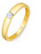 Amberta Damen Hochzeit Ringe aus 925 Sterlingsilber | Solitär Verlobungsring | Verlobungsring Damen Solitär | Zirkonia Ring Silber 925: Eheringe Silber VergoldetRing Grösse 50