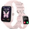 Smart Watches for Women Answer/Make Calls, 1.83 Women Smart Watch with Heart Rate/Blood Pressure/SpO2 Monitor, 100+ Sport Mode, IP68 Waterproof Fitness Tracker Compatible with Android iOS Pink