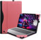 Laptop Case Cover for 14 inch Lenovo Yoga 7 2-in-1 14AHP9 /14IML9[not for Yoga Pro 7 Series],PU Leather Notebook PC Protective Sleeve with Pen Holder (Pink)