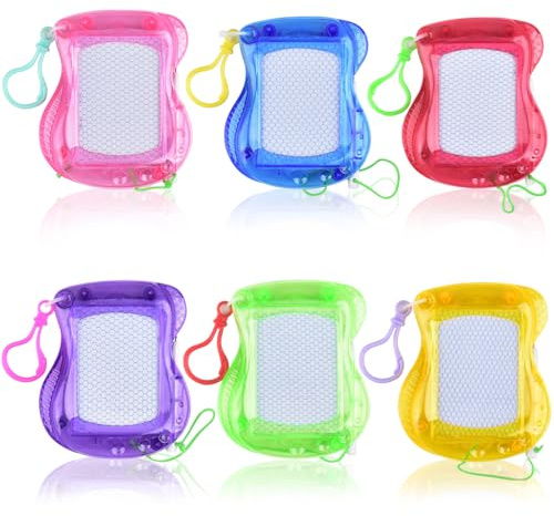 JYNVO Mitgebsel Kindergeburtstag Mini Maltafel Zaubertafel Schlüsselanhänger Kinder 6Pcs Nützliche Gastgeschenke Kleinigkeiten Give Aways Tombola Preise Pinata Füllung Party Beschäftigung