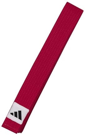 adidas Club, ADIB220D, Gürtel aus Baumwollpiqué, Damen Jungen Unisex Herren, Rot/Rot, 260 cm