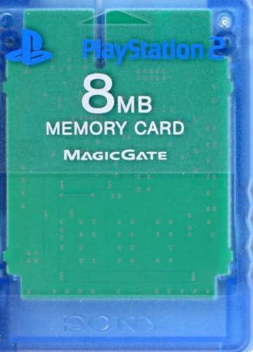 Rare Official Blue 8MB Memory Card (PS2)
