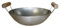 Wok Hancock de acero al carbono con fondo plano y con 2 asas, 33 cm