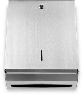 SemyTop Top ST-88672 Falthandtuch-Spender für ZZ-Falz, Edelstahl, metall, 28