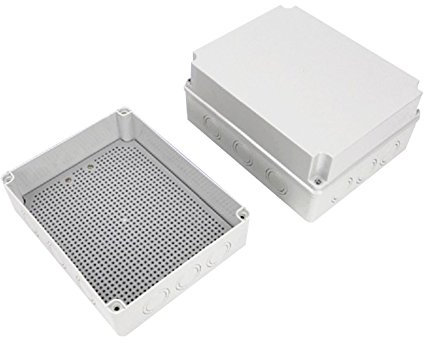 ELEKTRO-PLAST 198x86 Abzweigdose hermetische mit Montageplatte Abzweigkasten 8062, Weiß