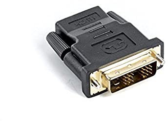 LANBERG Adaptador HDMI Hembra/DVI-D Macho 18+1 Single Link, Negro