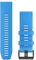 Garmin Cinturino, 26mm, QuickFit, Silicone, Cyan Blue
