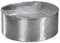 Wohnling Couchtisch 75x31x75 cm Aluminium Beistelltisch Silber Orientalisch Rund, Flacher Hammerschlag Sofatisch Metall, Design Wohnzimmertisch Modern, Loungetisch Indisch Stubentisch Klein