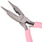 SUNNYCLUE - Pinza a Becco Rotondo da 11,4 cm, 4 in 1, Mini pinze di precisione per Piegare i Cavi, pinze Laterali, Strumento per la creazione di Gioielli Fai da Te, Colore Rosa