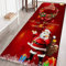 Weihnachten Home rutschfeste Tür Fußmatten Hall Teppiche Küche Decor Badematte Badteppiche Rutschfester Badvorleger rutschfest Matte Fussmatte Schmutzfangmatte Weihnachtsdeko (60x180cm, Stil D)