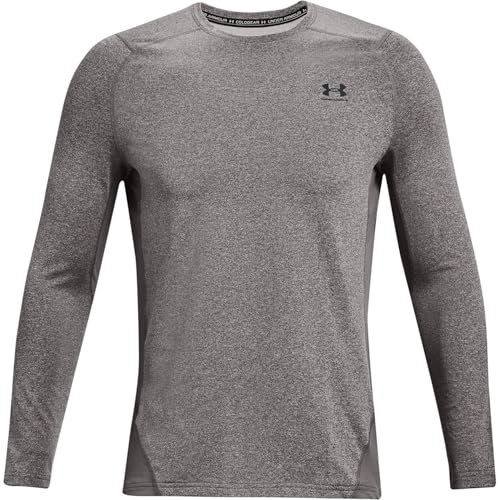 Under Armour Men UA CG Armour Fitted Crew, Warm Functional Shirt for Men, Lightweight Tight-Fit Long-Sleeve Sports Top , Thermal Long-Sleeve Shirt