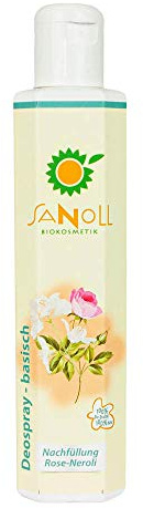 SANOLL Deospray basisch - Rose-Neroli Nachfüller 200ml
