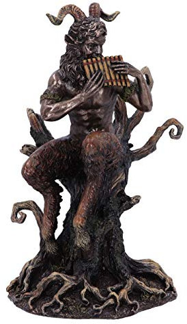 Nemesis Now Mythologische Pan's Melodie Figur, Bronze, 24 cm