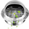 Moonjor 150mm Grille d'Aération Ronde Grille Ventilation Hotte, Bouchon Rond en Acier Inoxydable 304 Avec/Maille