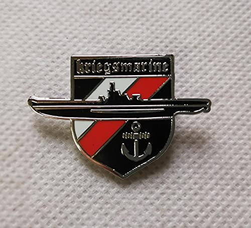 WLTY WW2 Deutsche Militärarmee Kreuz U Boot Pin Abzeichen Metall Brosche