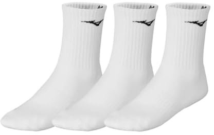 Mizuno 3P Socke White/White/White M