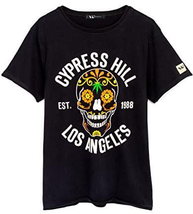 Cypress Hill T-Shirt Unisex Black Short Sleeve Band Tee Album Logo Music CD Gifts Merchandise