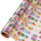 15M x 80CM Cellophan Rolle Ostern-Transparent Geschenkpapier - Klares Geschenkfolie Eier und Kaninchen Für Leckerbissen, Geschenk Baskt Verpackung Ostern. (80CM falten in 40CM)