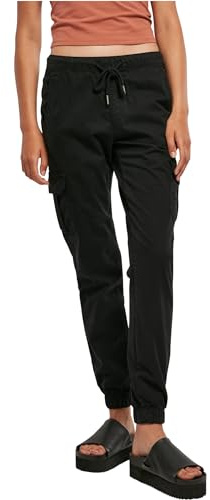 Urban Classics Damen Ladies High Waist Cargo Jogging Pants
