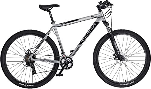 Rucanor Lux 29 Zoll 53 cm Herren 21G Mechanische Scheibenbremse Silber/Schwarz