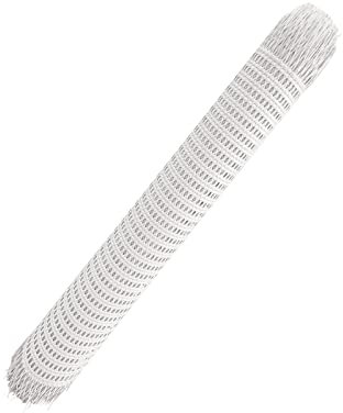 TWSOUL Wiener Geflecht, 1m*60cm Schimmelfest Breite Rattan Gurtband, Wasserdicht Plastik Wabengeflecht, Stuhl Wiener Geflecht für DIY-Projekte (1m*60cm, White)