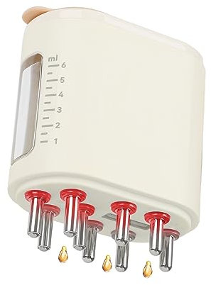 Elektrisches Applikator Flasche Haare Kopfhaut Massagegerät elektrisches Kopfmassagegerät für Haarbehandlung, äTherisches öLserum, Kopfmassage BüRste für Haarwachstum (A)