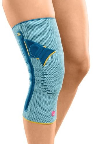 medi Genumedi® PT Knieorthese - Mint-Blue Größe III Links - Pelottensystem zur Verbesserung d. Patellaführung - Kniestütze - Stabilisierung, Rutschfest