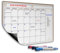 Previs Whiteboard Kalender A3 (40x30CM) mit 3 Löschbaren Markern - Magnet kalender - Kühlschrank Kalender - Monatsplaner Magnetisch - Magnet Kalender Kühlschrank - Monthly Planner