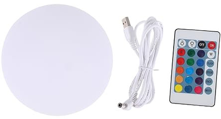 OSALADI Led-glühkugel-pool Led-licht Kugellampe Schwebende Nachtlichter Pooldekorationen Im Freien Lampe Für Den Außenbereich Buntes Licht Dekoratives Licht Draussen Weiß Rasenlampe