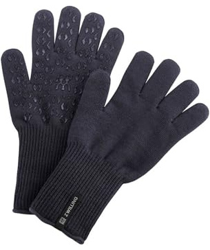 Zwilling BBQ+ Abriebfest.Silikon Anti-Rutsch-Pads 70% Baumwolle Innenfutter Maschinenwaschbar Einheitsgröße