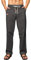Elegancity Leinenhose Herren Sommerhose Yogahose Leichte Baggy Jogginghose Lang Stoffhose Herrenhosen Yoga Hose Urlaub Freizeithose mit Kordelzug und Taschen Grau, S