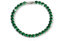 UNSHINEBAR Tennis Armband für Herren in verschiedenen Farben - Streetwear Iced Out Tennis Armband aus Edelstahl und 18K Gold - Wasserfestes Armband (Grün, 19.5)
