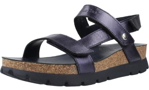 Panama Jack Selma Shine, Sandali Piatti Donna, Marino B2, 37 EU