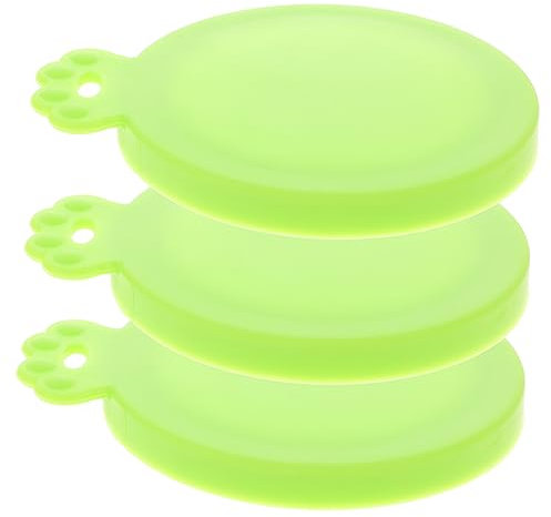 BCOATH 3St Silikondeckel für Dosen Getränkedose abdecken to go Dosendeckel Haustiere Lebensmittel Katzenfutter kann abdecken Hundefutter kann Deckel abdecken Kieselgel Light Green