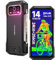 Ulefone Armor 27T Outdoor Handy FLIR® Wärmebildkamera, 12GB+256GB/2TB G99 Upgradable to Android 15 50MP+64MP Nachtsicht 10600mAh/33W 6,78” IP68 Rugged Smartphone Dual 4G SIM Fingerabdruck ID NFC
