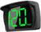 Uonlytech Led Anzeige Auto- Intelligenter Digitaler Zähler Tachometer Höhenmesser Auto-Monitor Autouhren Für Das Armaturenbrett Kompass Für Die Armaturenbrettmontage Roller Bindestrich Abs Black