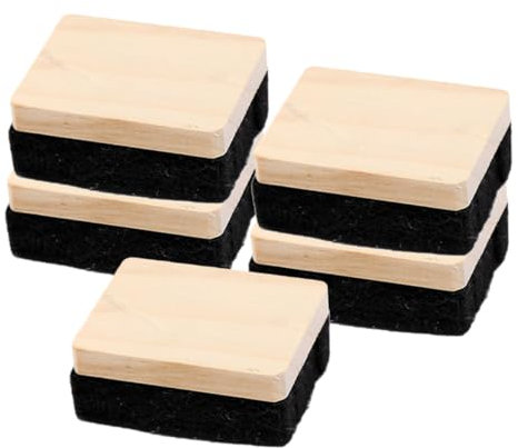 Operitacx 5stücke Whiteboard Radierer Aus Holz Und Filz Für Tafel Ohne Beschädigung Tafel Wischer Für Büro Und Schule Staubfrei Und Wiederverwendbar
