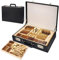 Genérico Juego De Cubiertos De Acero Inoxidable 304, Caja De Regalo De Cubiertos De Lujo De 72 Piezas, Juego De Tenedor Y Cuchara De Acero Inoxidable De Grado Alimenticio (A)