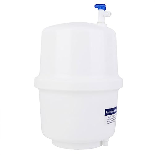 Vvikizy Tanque de Almacenamiento de Agua Presurizado de 3.2 Galones, Válvula de Bola Válvula de Parada de Aplazamiento del Tanque Presurizado para Sistemas de ósmosis Inversa con Núcleo