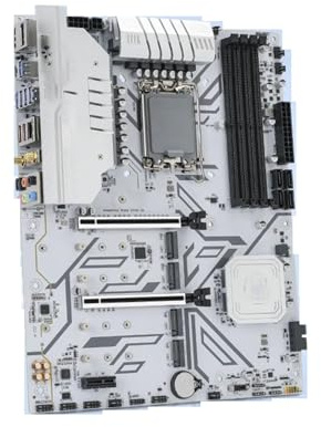 Placa Madre Placa Base Fit For ERYING Z790 DDR5 WiFi 6E 2,5 Gbps LGA1700, Compatible con ATX ARGB, CPU de 14.ª, 13.ª y 12.ª generación, M.2 PCIEX16 4.0, Placa Base