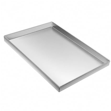 Bandeja De Acero Inoxidable 304, Bandeja De Goteo Utilitaria Y Antioxidante Con Bordes Elevados Para Cocina, BañO, EstacióN De Café Y Organizador De Encimeras(90x60cm/35x24)