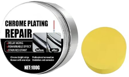 Chrome Cleaner for Cars 100g Long-Lasting Shine Restorer Wax