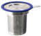 FORLIFE Brew-in-Mug Extra-Fine Tea Infuser with Lid, Marine