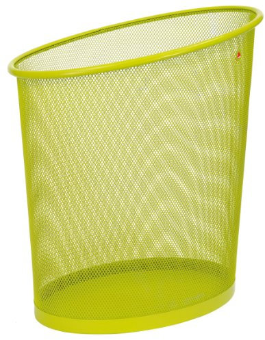 Alba MESHCORB V Corbeille à papier en métal mesh Vert Anis