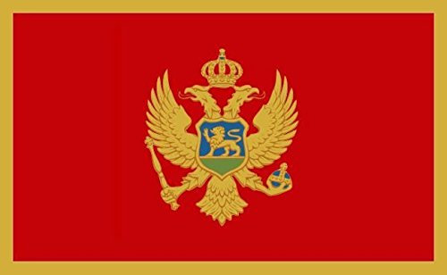 U24 Fahne Flagge Montenegro 90 x 150 cm