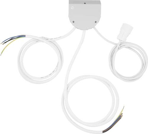 BACHMANN Herdverteiler KÜCHENANSCHLUSSBOX VDE zugelassen mit 2m Herdanschlussdose, 10m Kochfeld und 10m Backofen 923.002