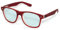 4sold Rubi Damen Herren Lesebrille Blaufilterbrille Blaues Licht und UV Schutzbrille Bildschirmbrille fortgeschrittene Gamer Gamingbrille Computerbrille Black (Maroon, 2.00)